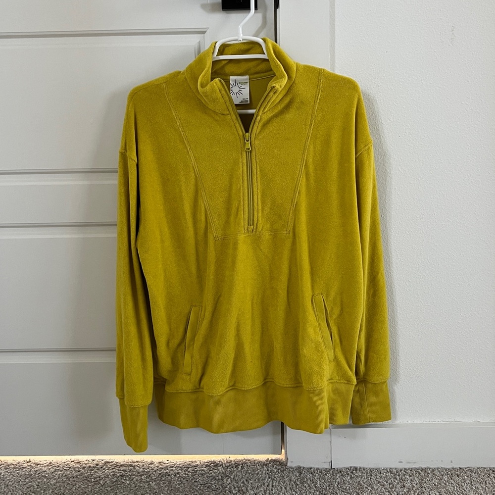 Terrycloth Quarter Zip